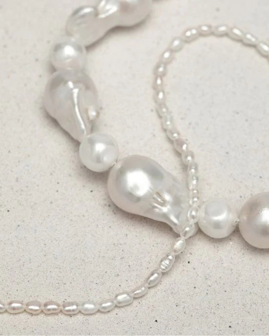 st. Moran Freshwater Seed Pearl Michel Necklace