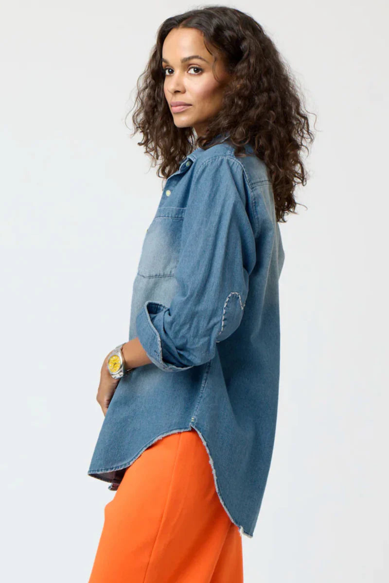 Kerri Rosenthal Denim Shirt Lightweight