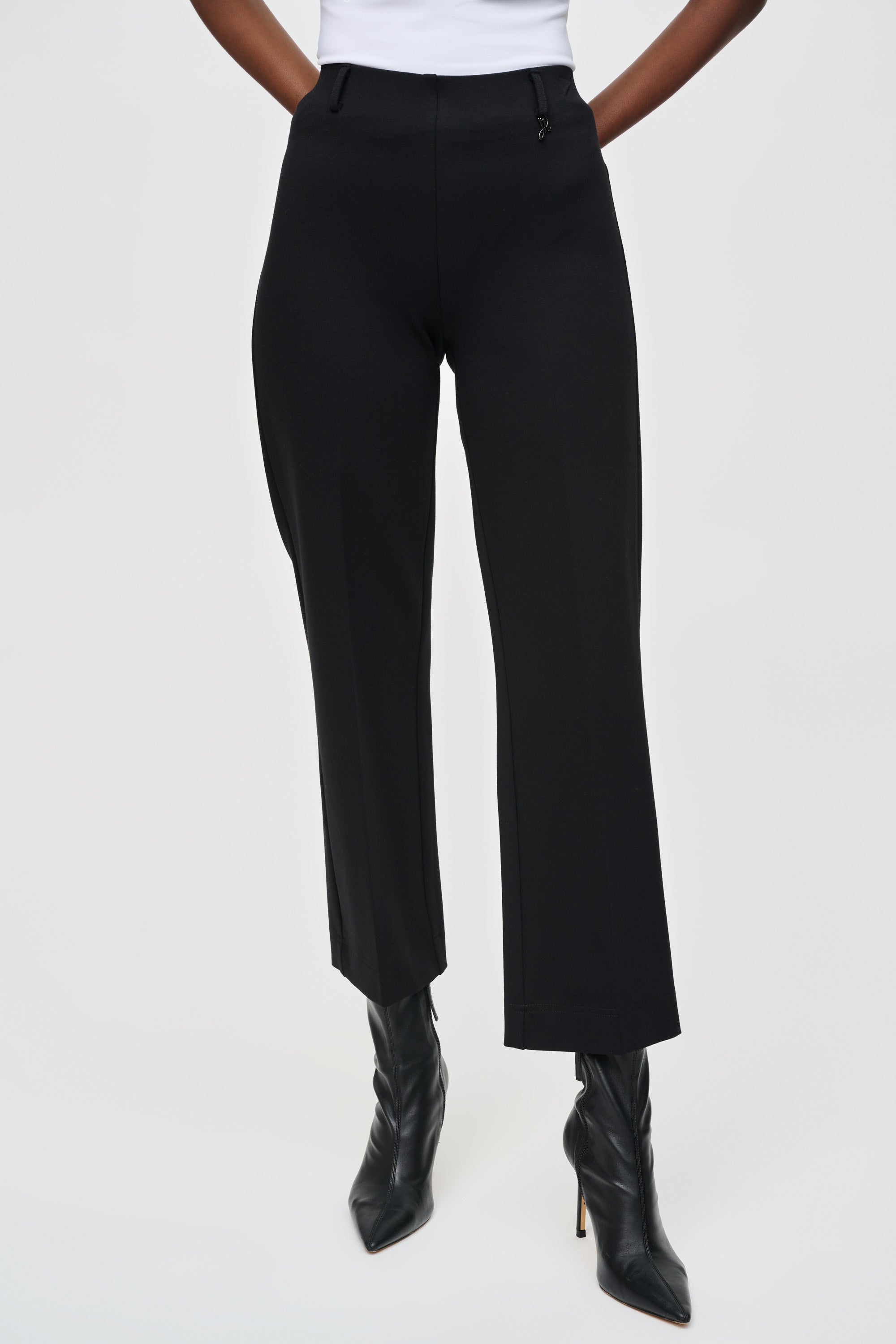 Joseph Ribkoff Heavy Knit Straight Pull-On Pants