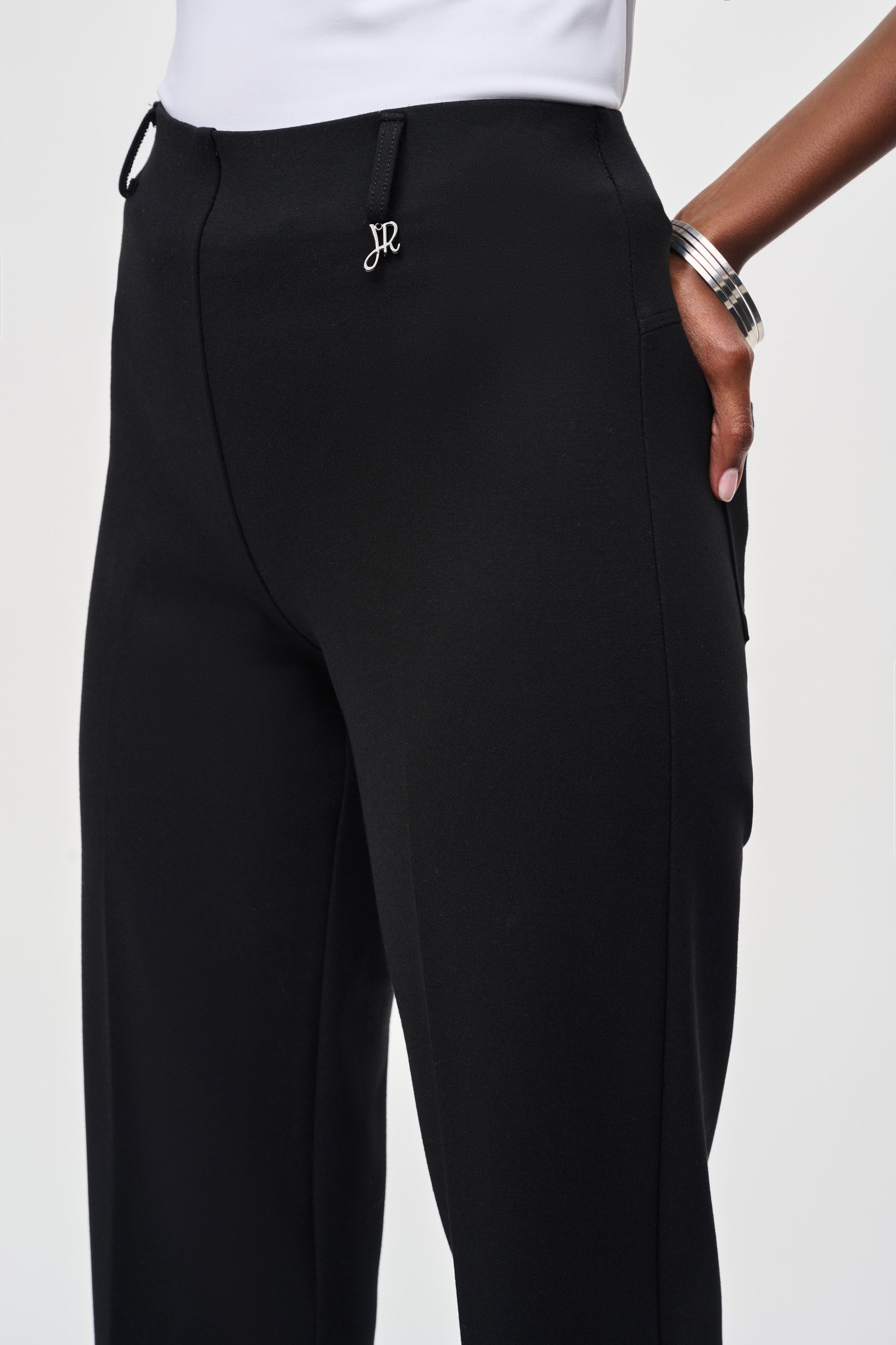 Joseph Ribkoff Heavy Knit Straight Pull-On Pants