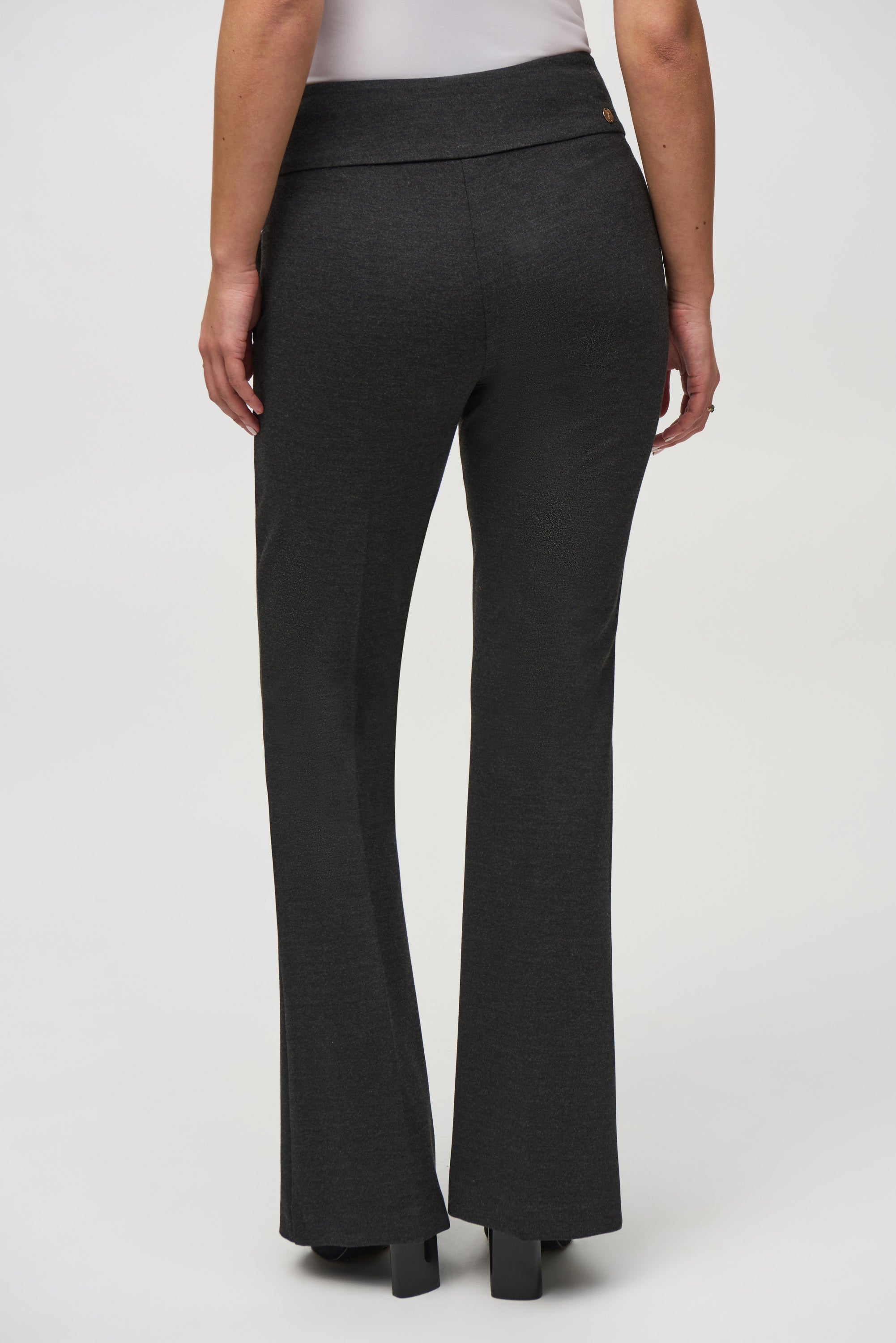 Joseph Ribkoff Heavy Knit Flared Pull-On Pants