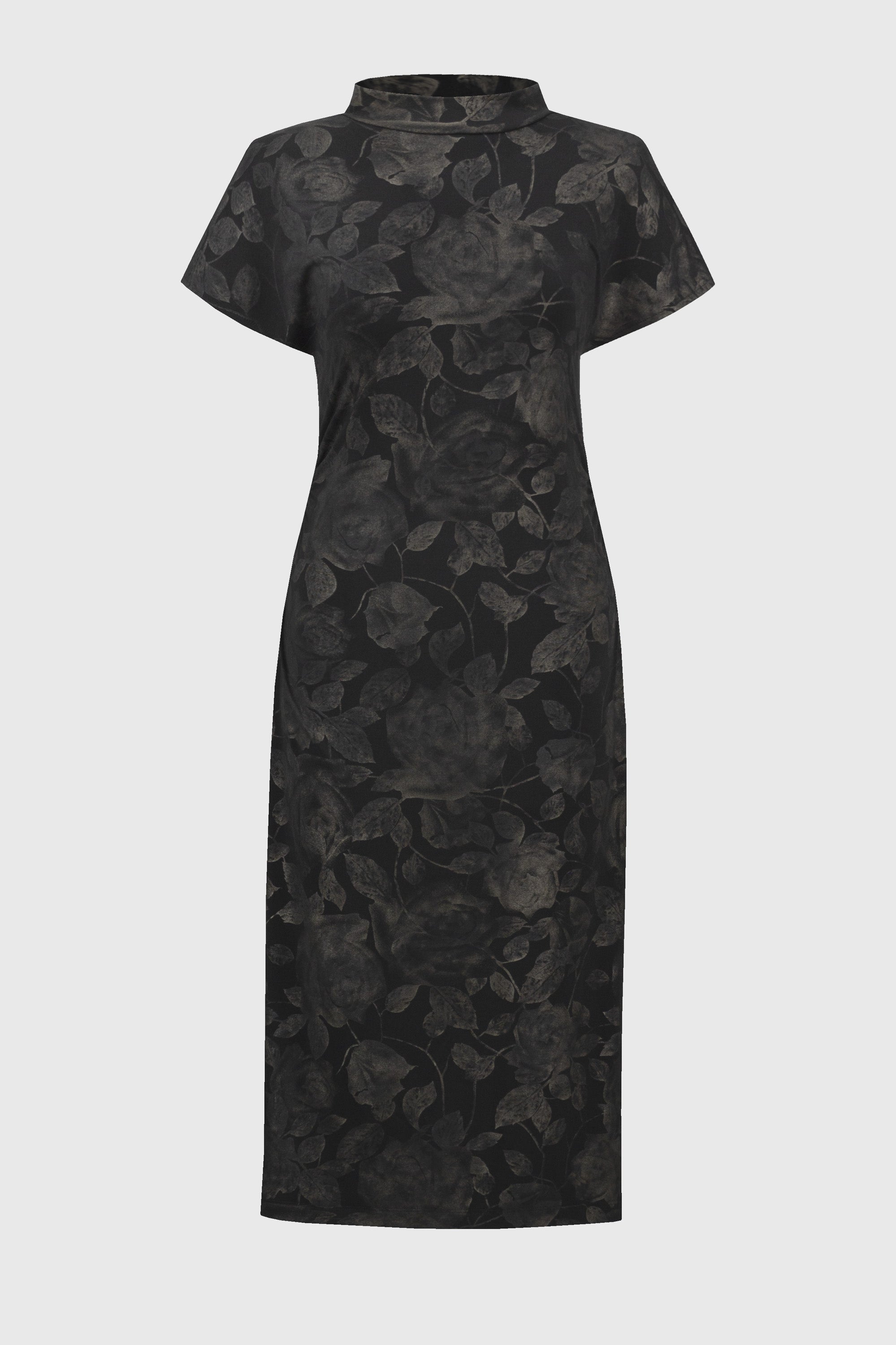 Joseph Ribkoff Silky Knit Floral Print A-Line Dress