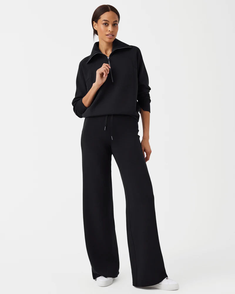 SPANX® AirEssentials Wide Leg Pant Very Black