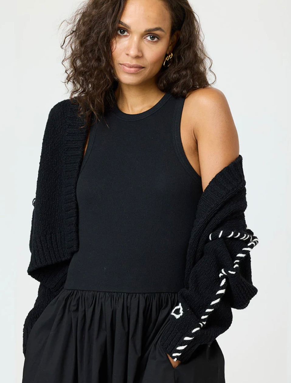 Kerri Rosenthal Sienna Cardigan Natural or Black