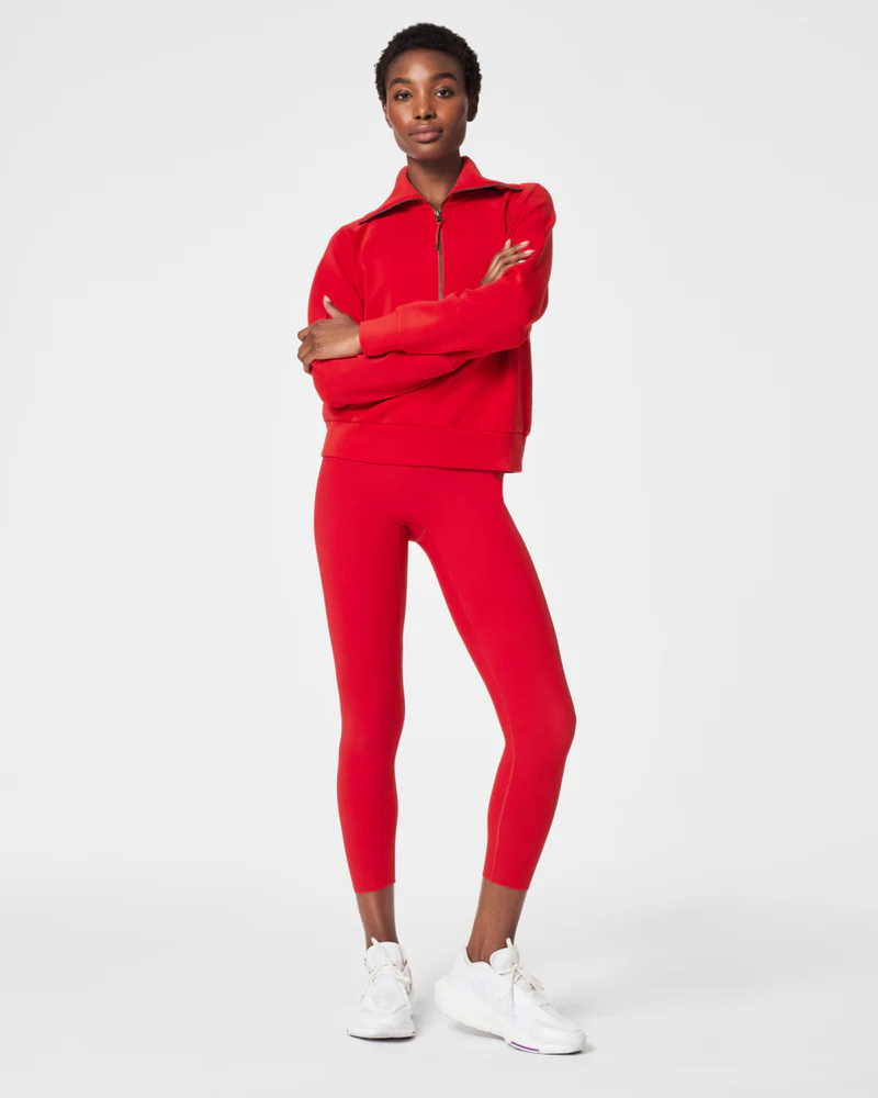 SPANX® AirEssentials Half Zip Red