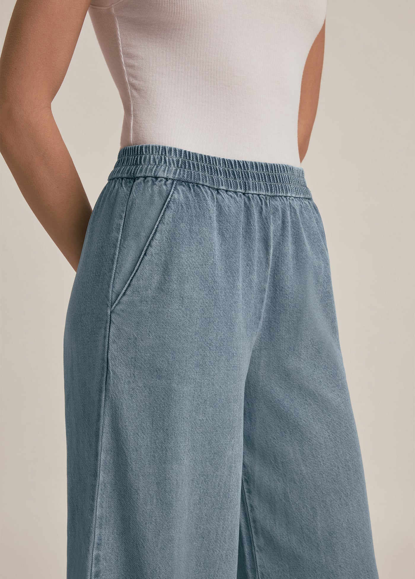 Favorite Daughter Malibu Wide Leg Denim Coronado