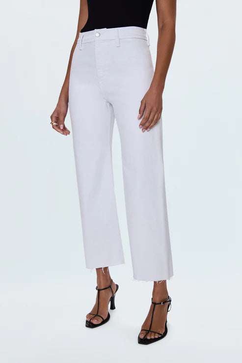 Pistola Penny Crop Denim in Blizzard