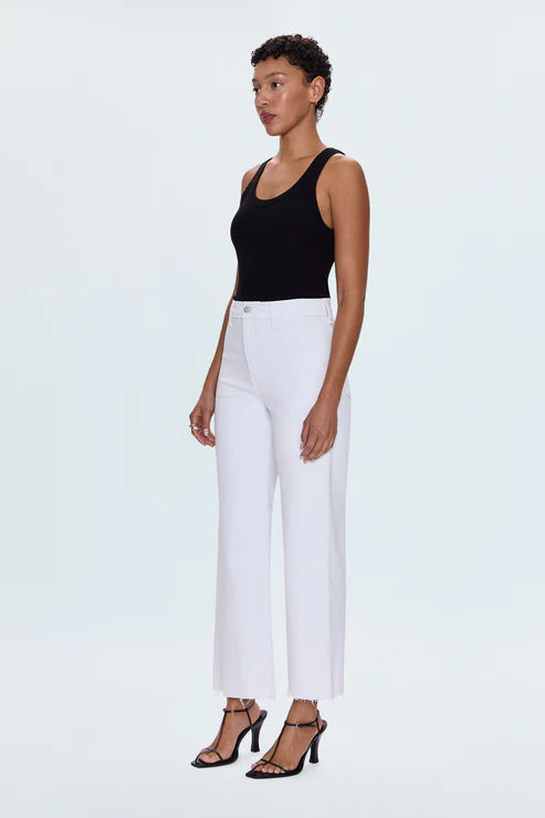 Pistola Penny Crop Denim in Blizzard
