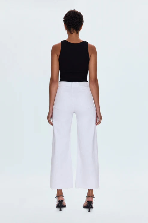 Pistola Penny Crop Denim in Blizzard