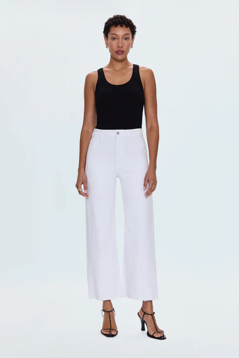 Pistola Penny Crop Denim in Blizzard