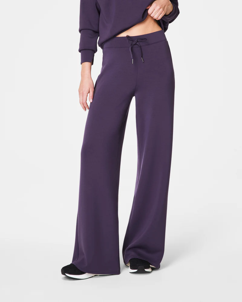 SPANX® AirEssentials Wide Leg Pant Aubergine