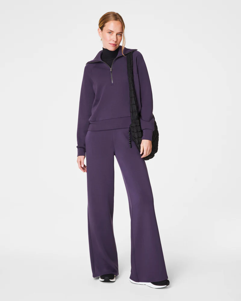 SPANX® AirEssentials Half Zip Aubergine