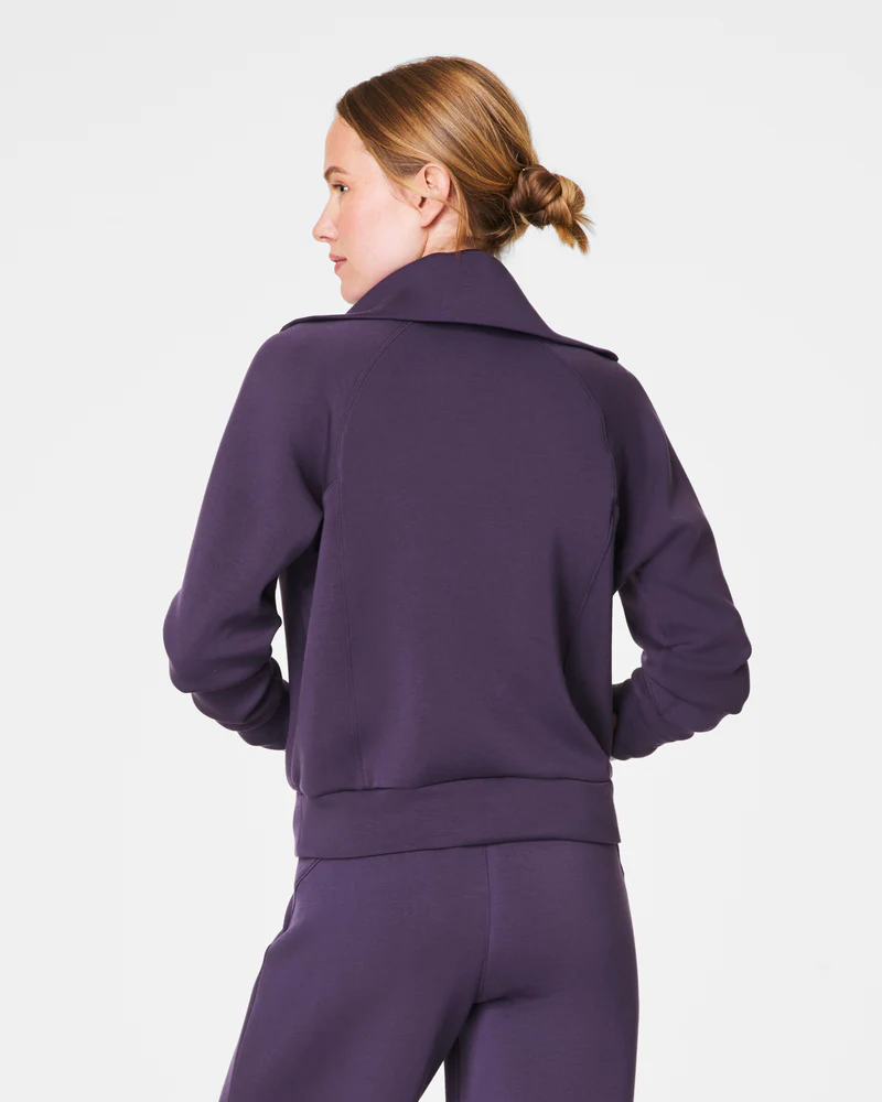 SPANX® AirEssentials Half Zip Aubergine