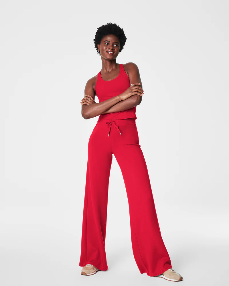 SPANX® AirEssentials Wide Leg Pant Red