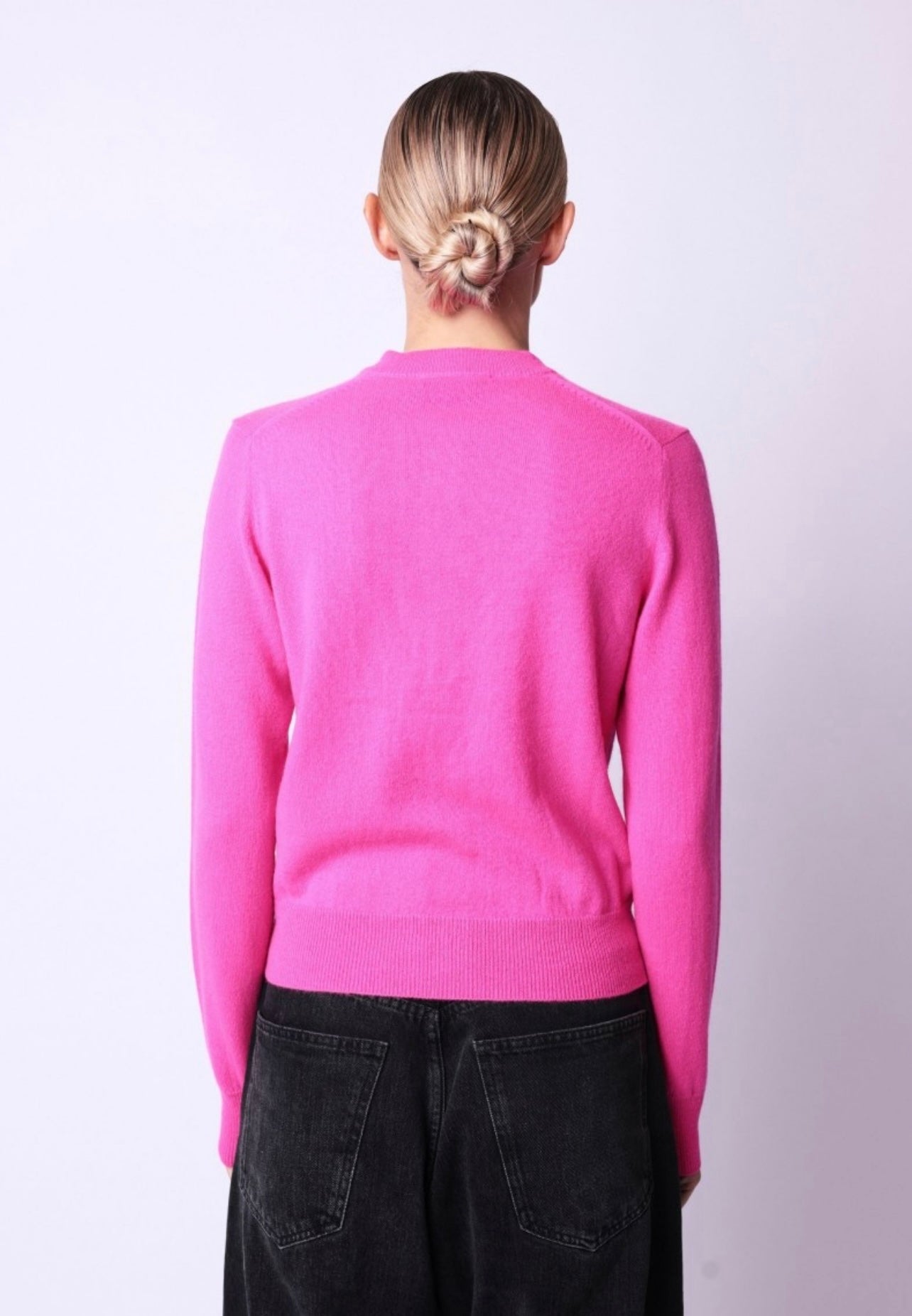 Berenice ATI Cardigan | Pink cashmere cardigan