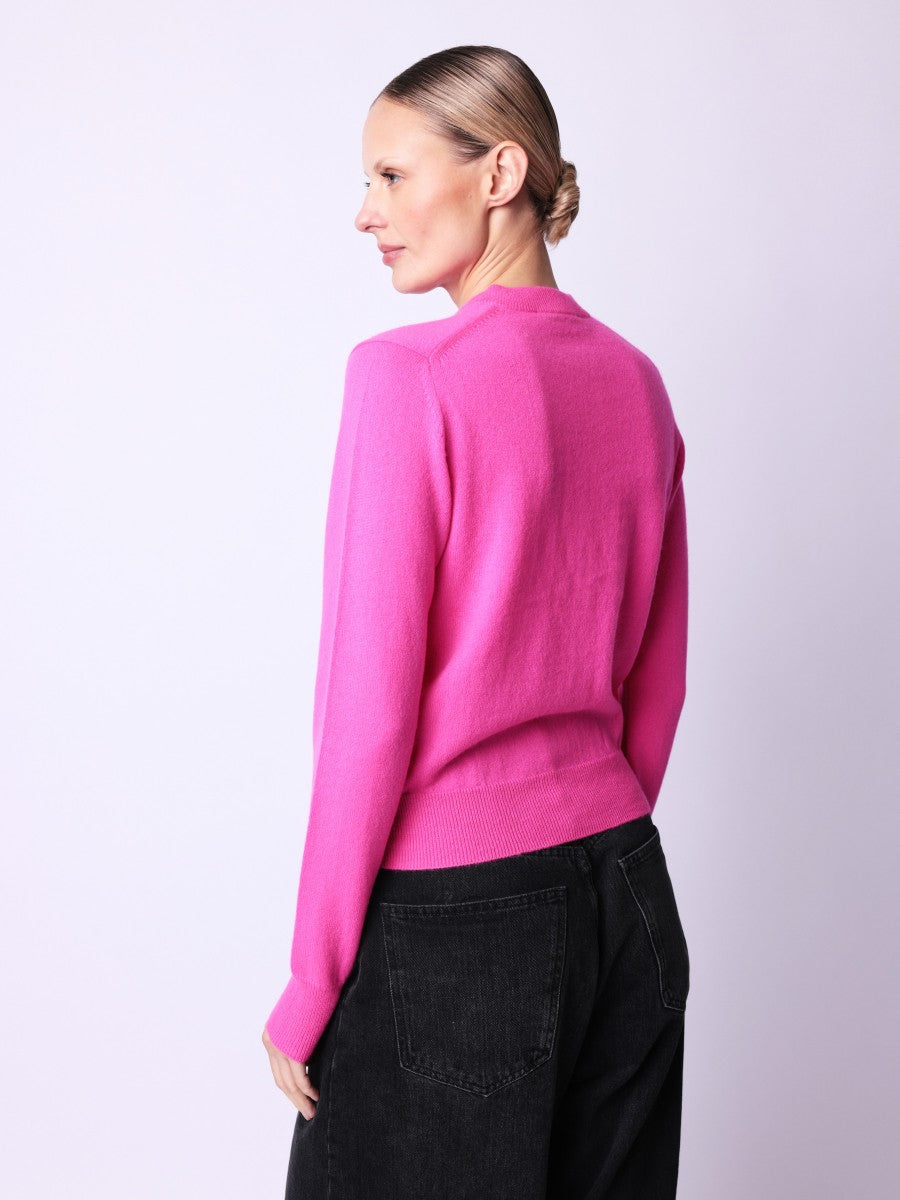 Berenice ATI Cardigan | Pink cashmere cardigan