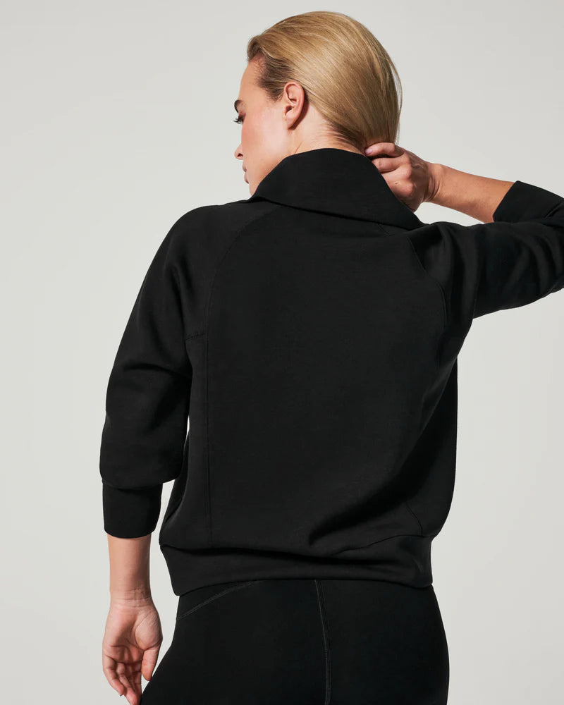 SPANX® AirEssentials Half Zip Very Black