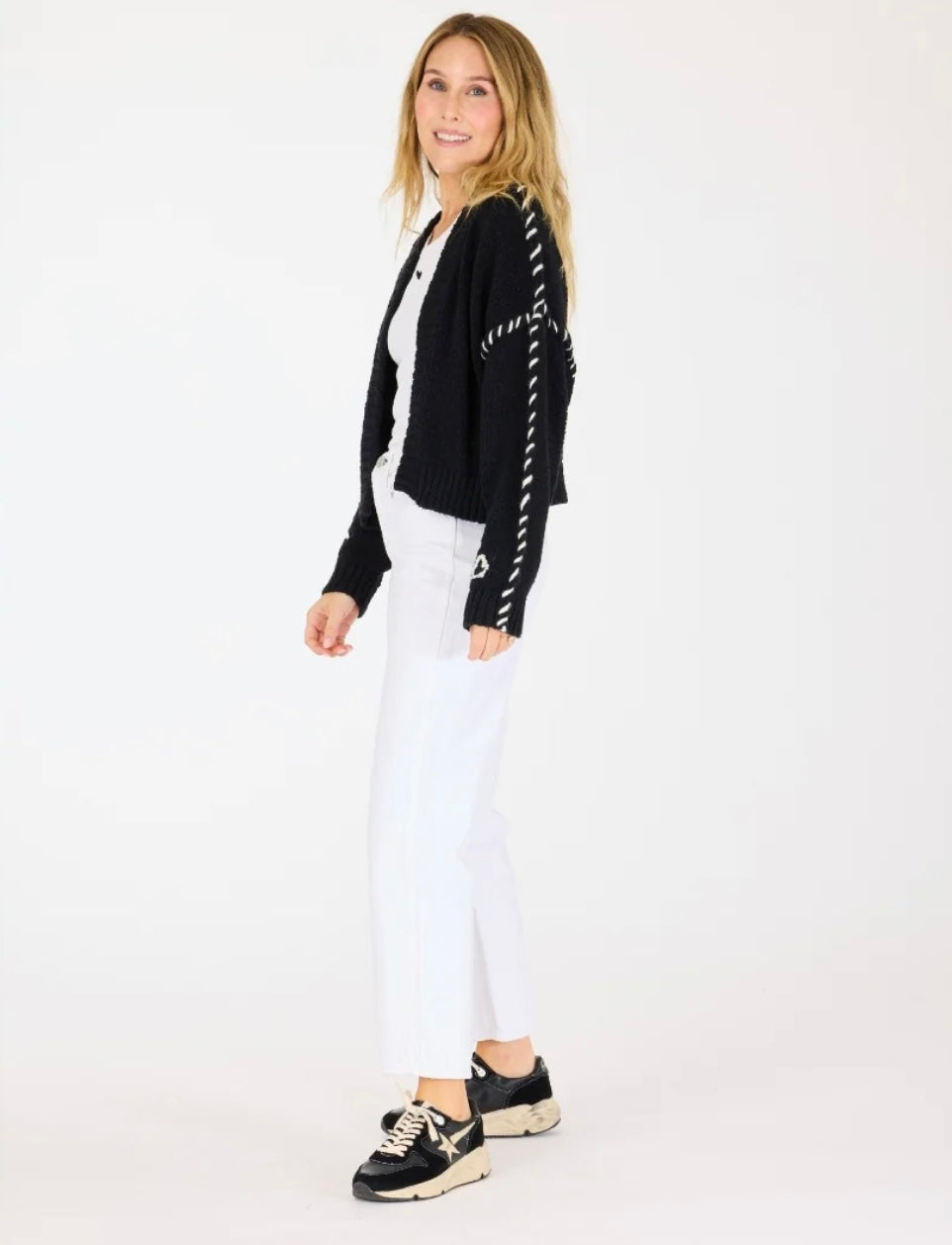 Kerri Rosenthal Sienna Cardigan Natural or Black