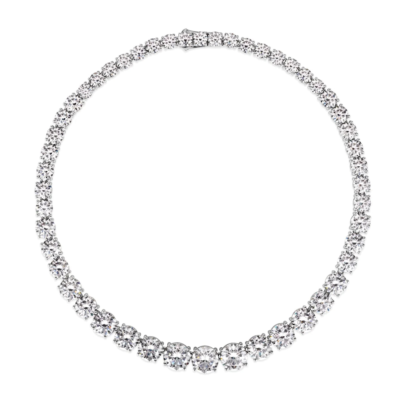 Anna Zuckerman Perfect Riviera Diamond Crystalline Necklace