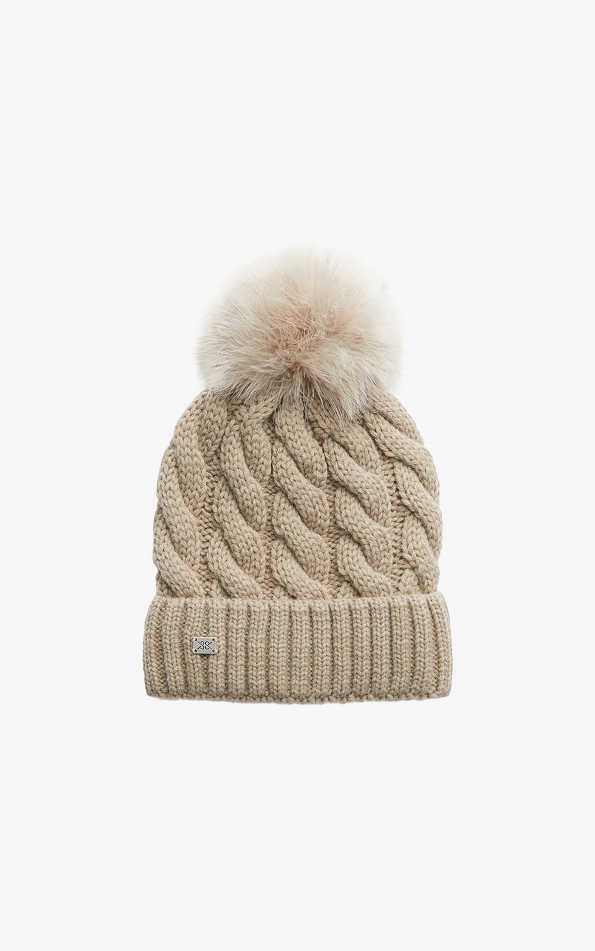 Soia & Kyo Amalie-TN Knit Hat with Removable Pompom