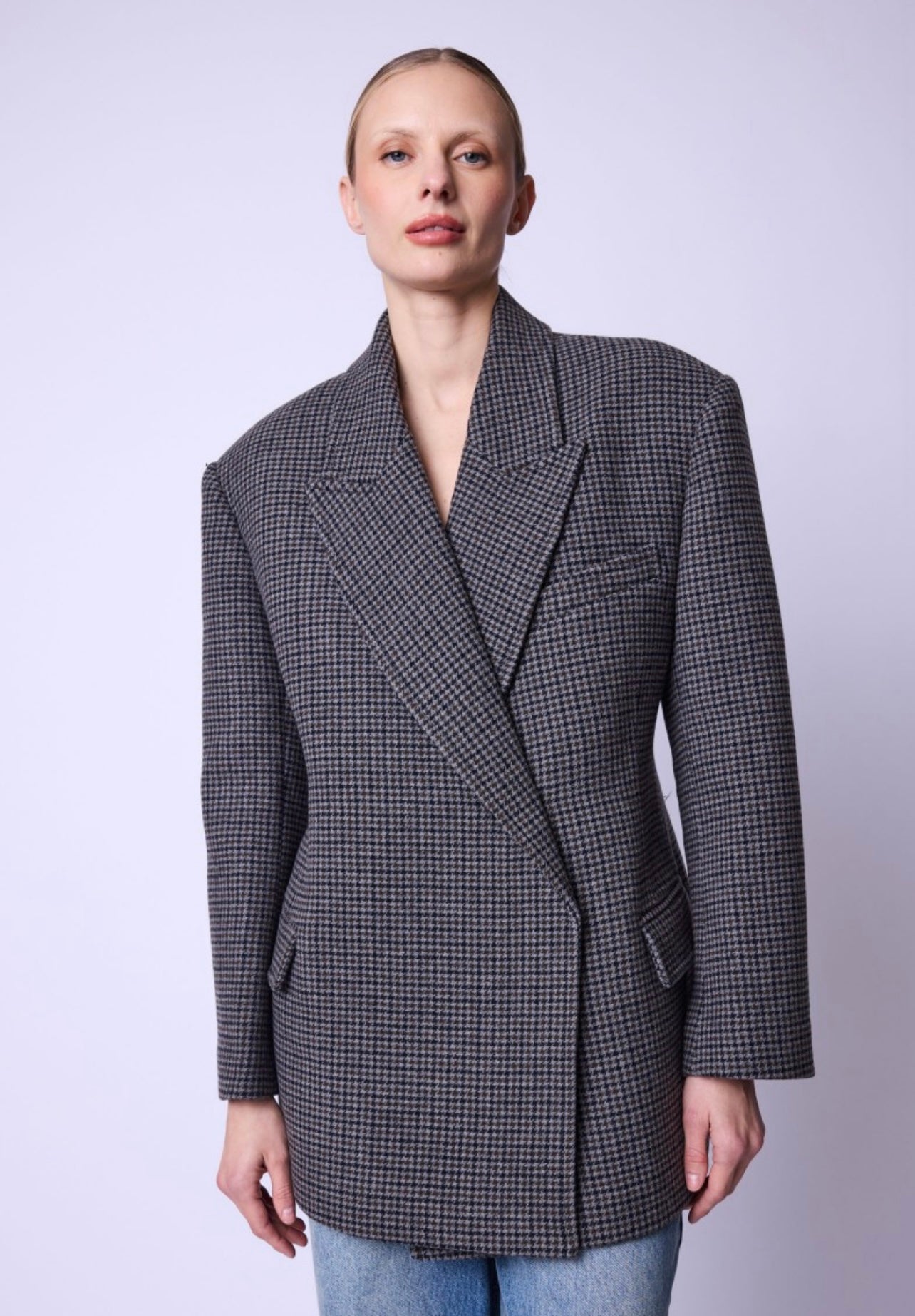 Berenice VEVA Blazer | Classic Small Check Blazer