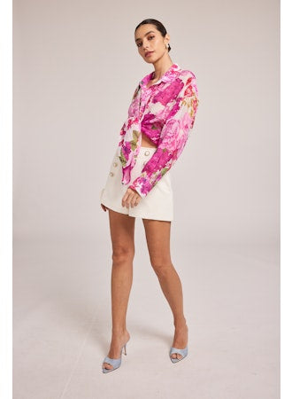 Generation Love Benson Floral Voile Shirt