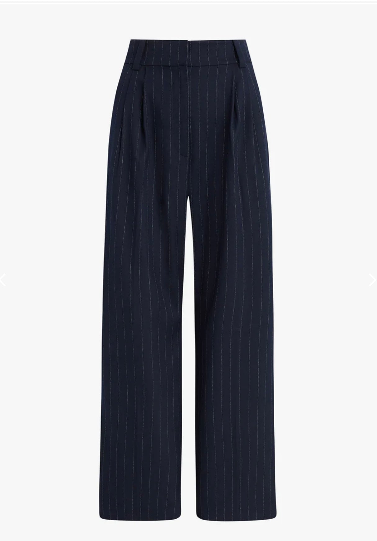 Favorite Daughter Dream Favorite Pant in Navy Pinstripe