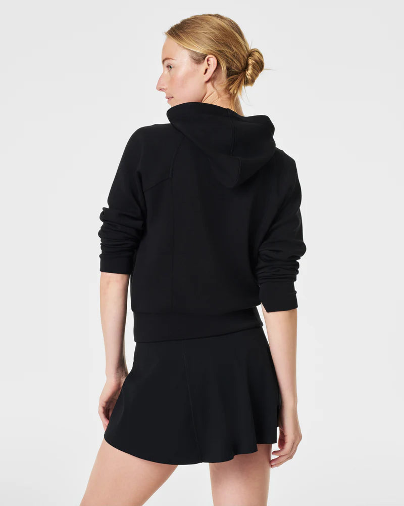 SPANX® AirEssentials Full Zip Hoodie Very Black