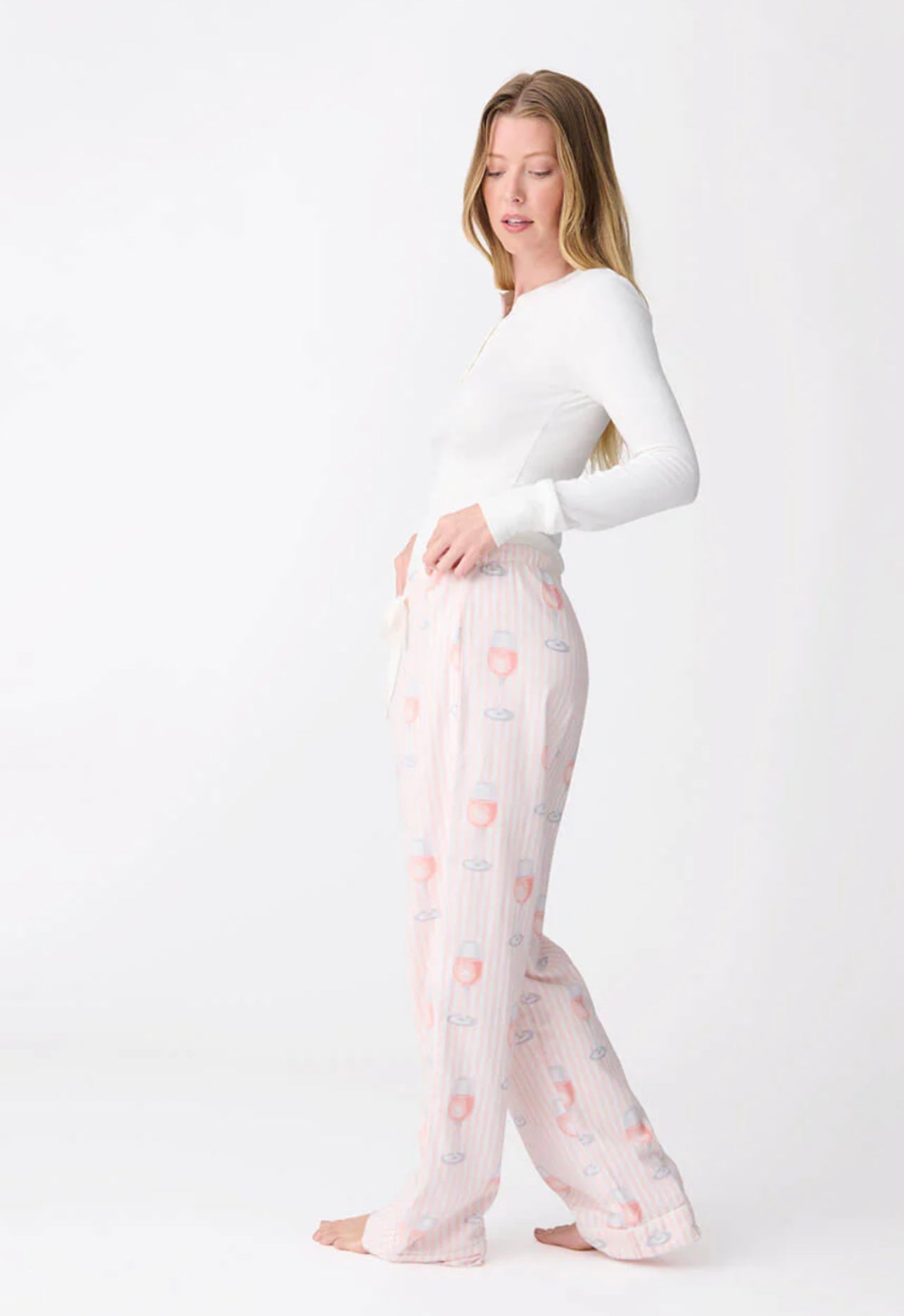 PJ Salvage Pajama Pant Pink Mist