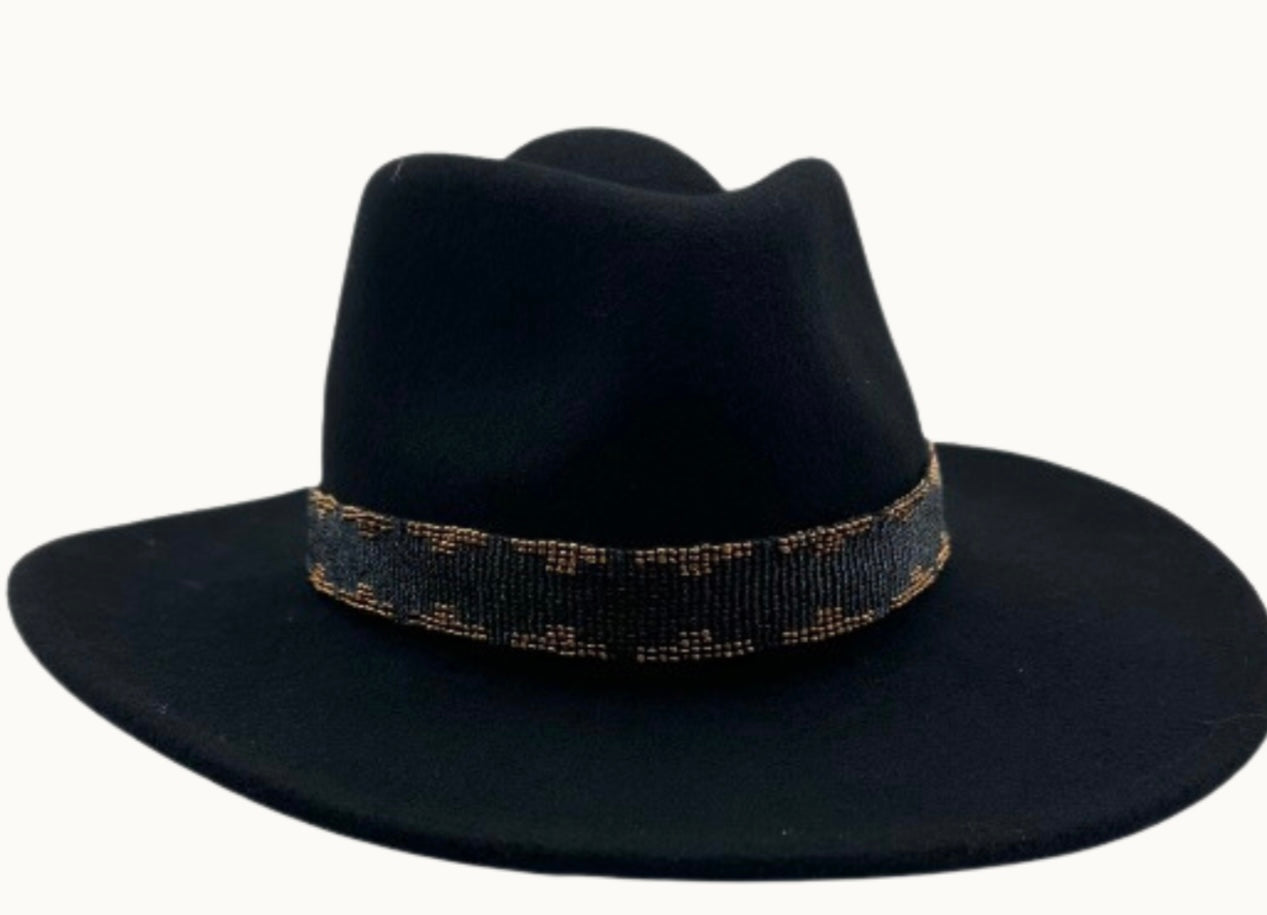 Physician Endorsed Rogue Felt Fedora Hat Black