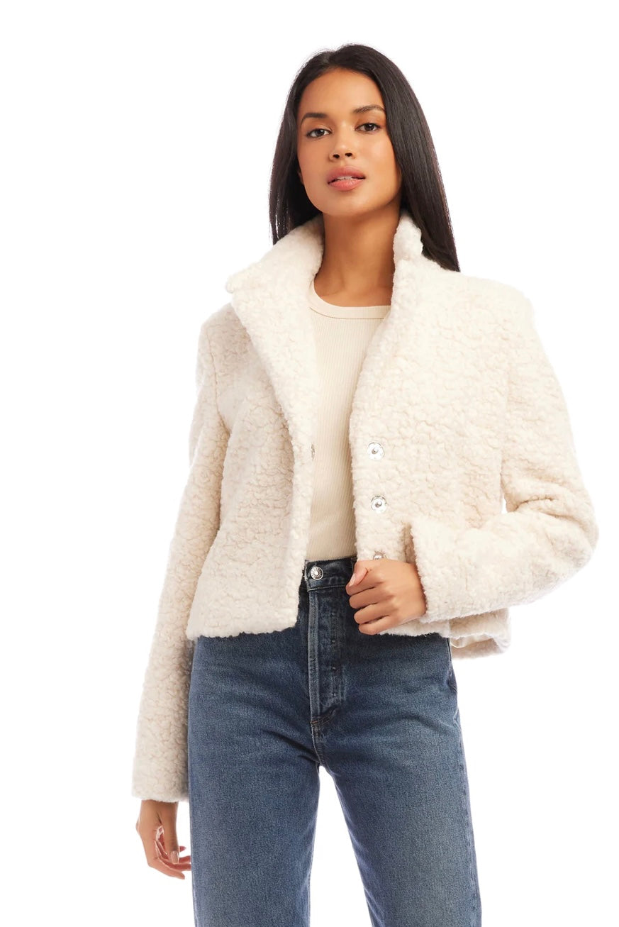 Fifteen Twenty Cropped Sherpa Jacket