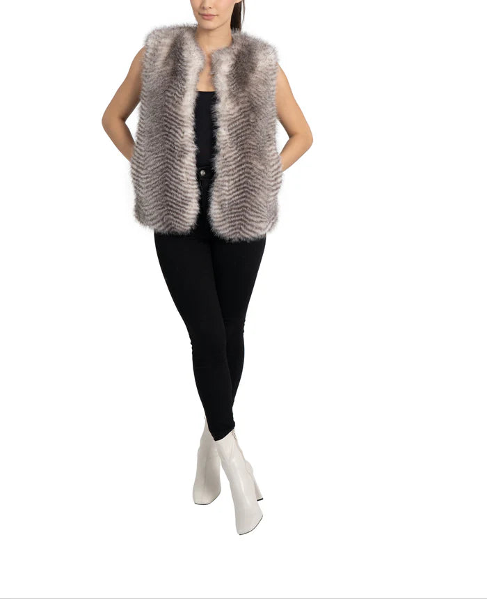 Jett Faux Fur Vest