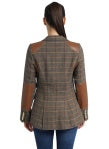 Piper Blazer in Brown Plaid