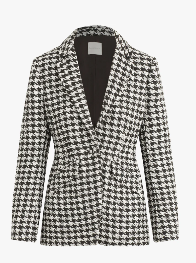 Favorite Daughter Favorite Blazer Houndstooth