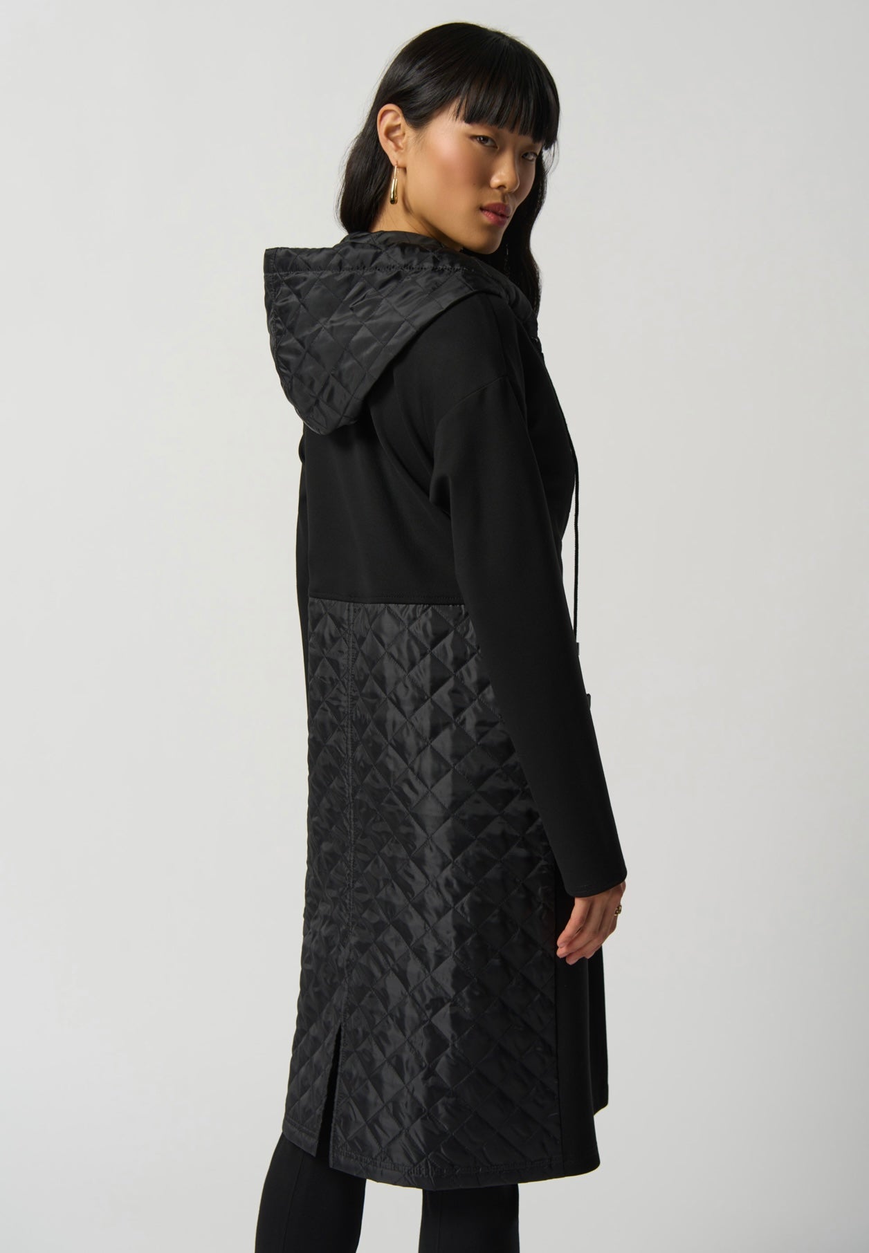 Joseph Ribkoff Quilted Hooded Jacket