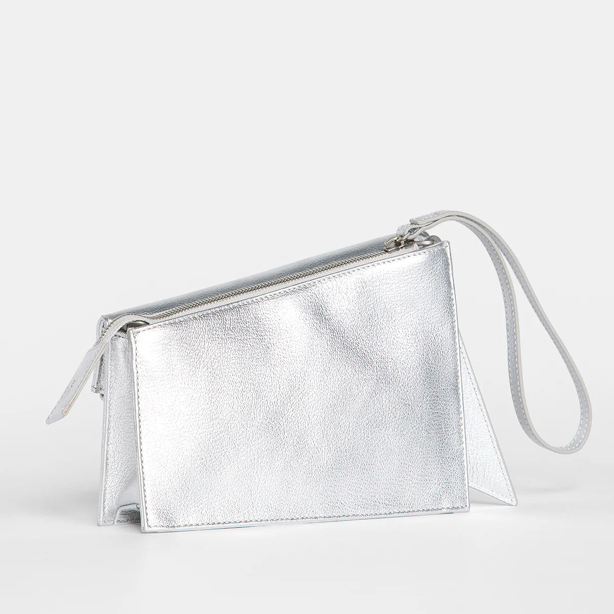 Hammitt Curtis Sidewalk Silver Handbag
