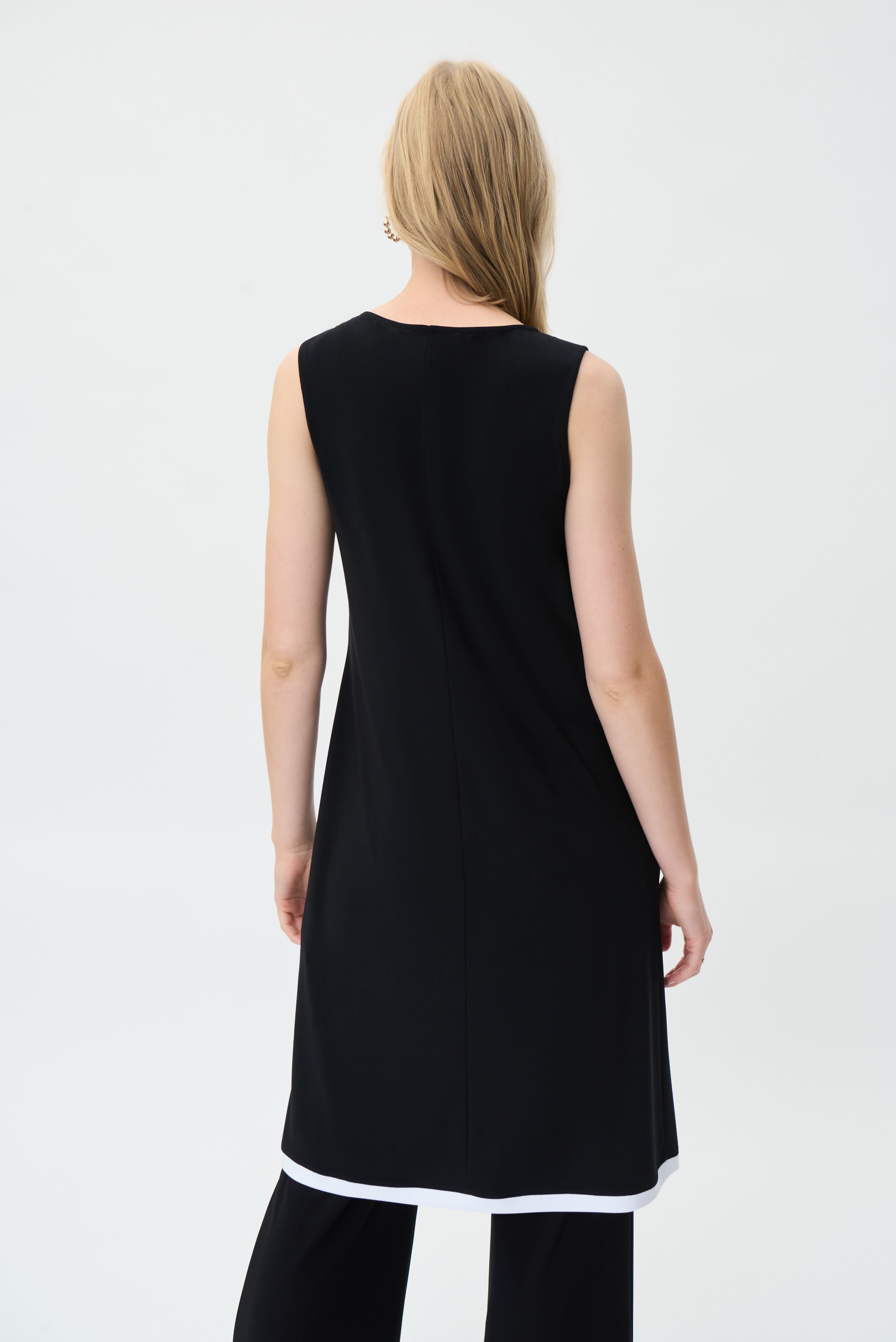 Joseph Ribkoff Sleeveless Split Front Tunic