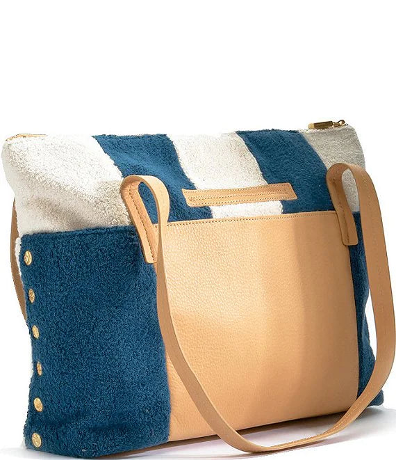 Clare V. Simple Stripe Suede Tote  15 Great Travel Bags For Your