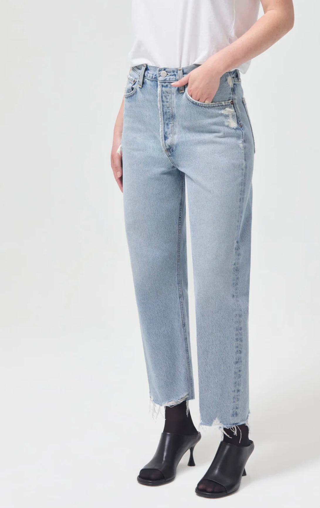 AGOLDE - 90's Crop Pant in Nerve